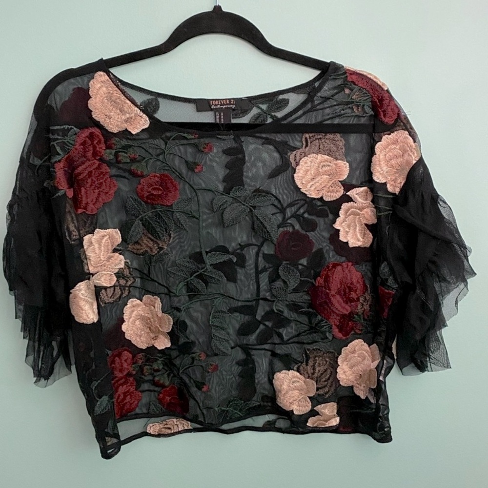Mesh blouse